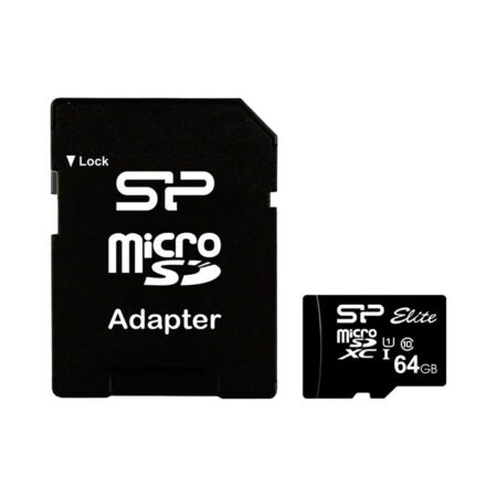 *SP Micro SDXC -standardin mukainen muistikortti 64GB class10, Full HD