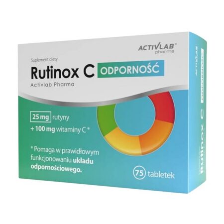 ActiveLab Rutinox Rutinox C-vitamiinin yhdistelmä Immuniteetin vahvistus 75 kapselia