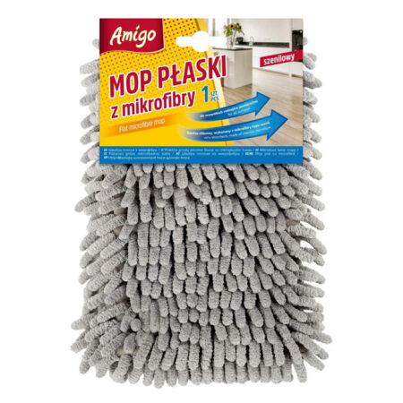 Amigo mikrokuitumoppi harmaa 1kpl
