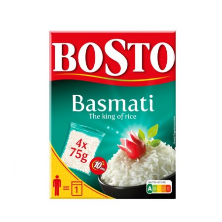 Basmati riis, BOSTO,  4x75g
