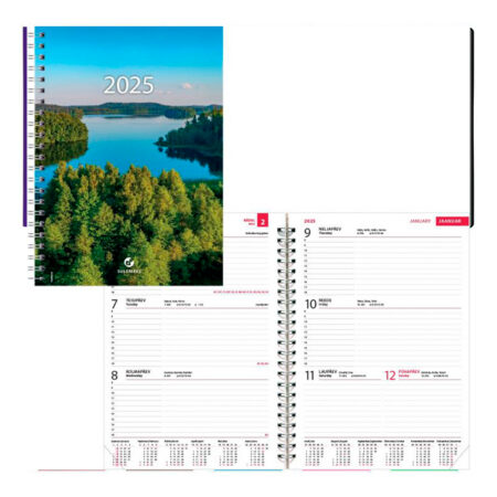 Boss Nädal A5 HORISONTAAL, spiraalköites SISU