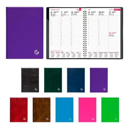 Boss Nädal A5 VERTIKAAL, spiraalköide, plastkaaned