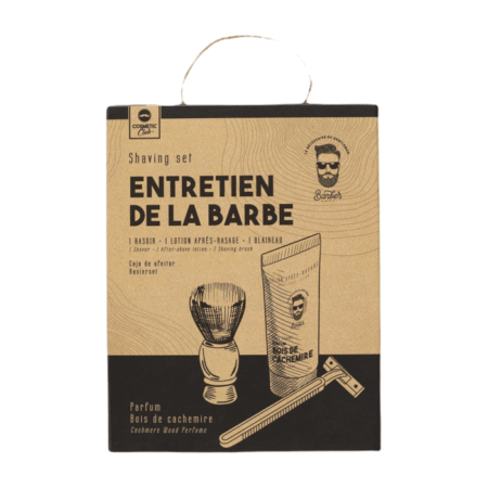 COSMETIC CLUB parranajopakkaus miehille 3-osainen