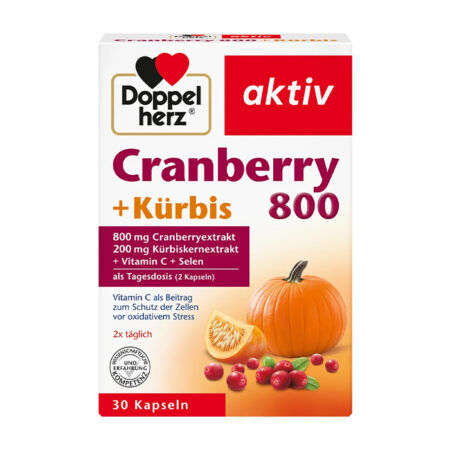 Doppelherz Aktiv Jõhvikas+kõrvits+c+se 30 kapslit