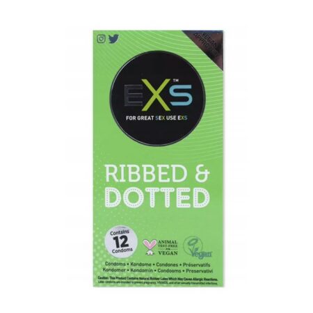 EXS kondoomid Ribbed & Dotted 12tk