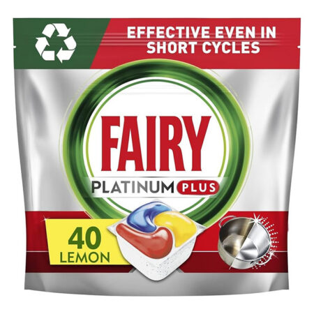 Fairy Astianpesukoneiden pesuainekapselit Platinum Plus Complete Lemon 40kpl