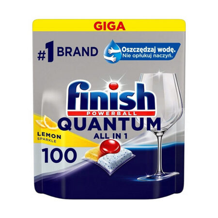 Finish Astianpesukoneen pesuainekapselit Powerball Quantum Lemon 100kpl
