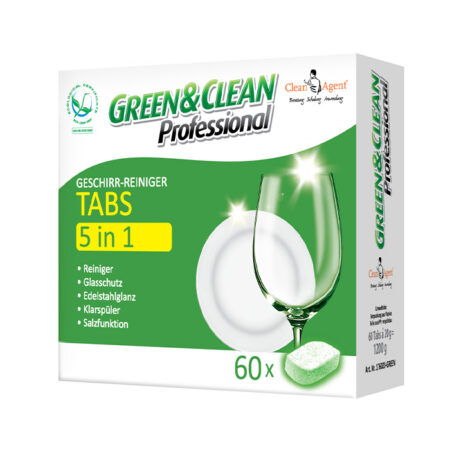 Green&Clean Professional nõudepesutabletid 5in1 60 tk