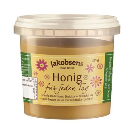 Jakobsens Dansk hunaja 425g