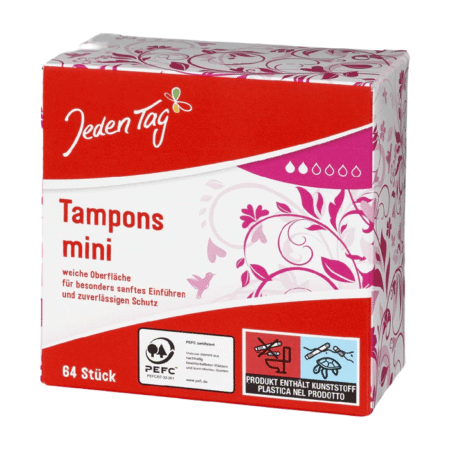 Jokapäiväiset tamponit mini 64TK