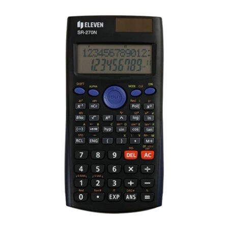 Kalkulaator funktsioon Eleven SR270NE, 10+2 kohta, must (31700)