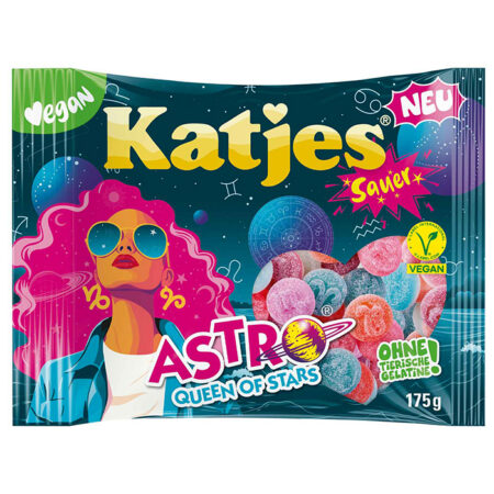 Kuorrutetut nallekarhut Astro Queen of Stars 175g