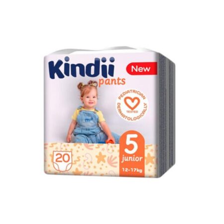 Kindii vaipat Junior koko 5 (12-17kg) 20kpl