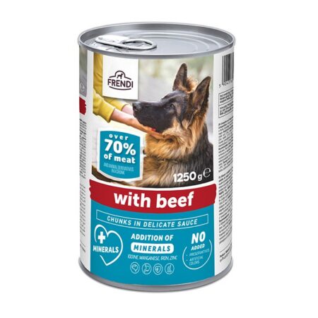 Koiranruoka kastikkeessa naudanlihaa 1250g