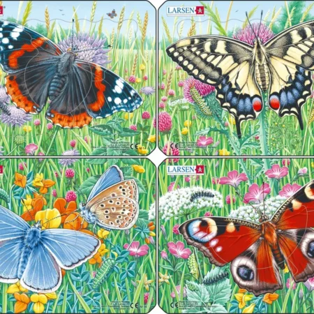Larsen Puzzle Liblikad lilledel MINI M14