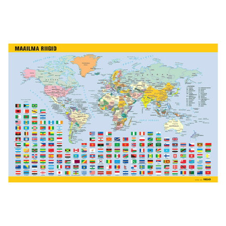 Lauamatt Maailma riigid, 40x60cm