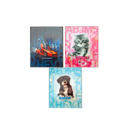 Liikuteltava muistikirja, jossa on tähtisarja, kaikki kansikuvat, laminoitu