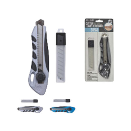 Leikkuri ja terät x3 2-kertainen valikoima