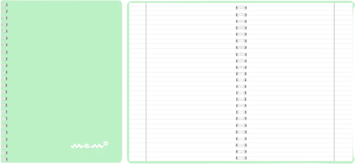 Memo A5 joon, 60 lehte, kõik kaanevärvid