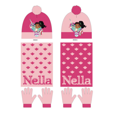 Nella baby pipo, huivi, käsineet