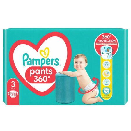 Pampers Pants vaipat s.3 6-11KG 62TK