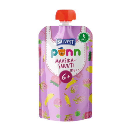 PÕNN Ekologinen mansikkasekoitus 110 g 6+ 6+