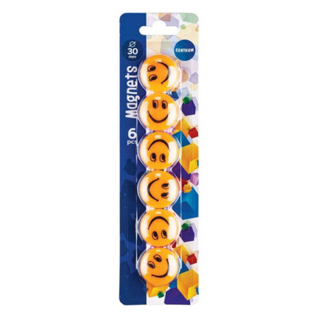 Tahvlimagnetid 30mm SMILES Centrum, 6tk riputuspakis