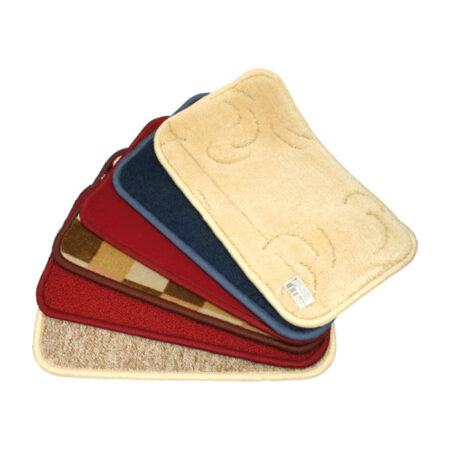 Uksematt 50x30cm vooderdatud äärtega erivärvid