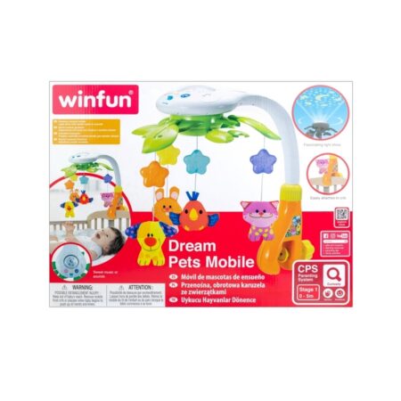 Winfun Beebi voodikarusell heli ja valgusega