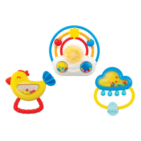 Winfun Väikelaste mänguasjade/kõristite komplekt heli ja valgusega