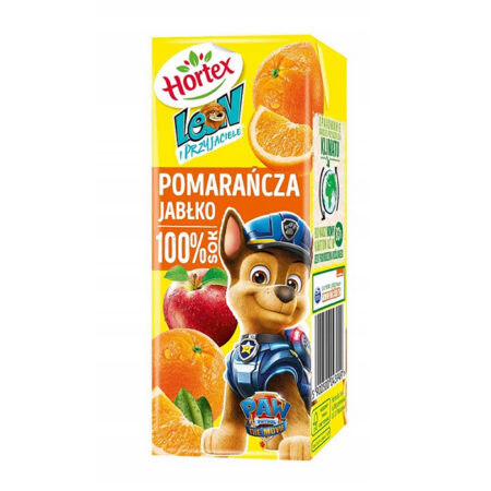 Hortex, appelsiini-omenamehu 100% 200ml