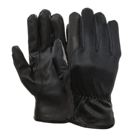 Must nailon/PU sõrmkinnas - 8