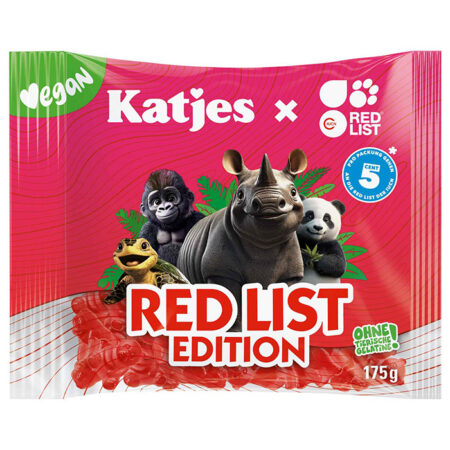Kuorrutetut purukumit Red List edition 175g