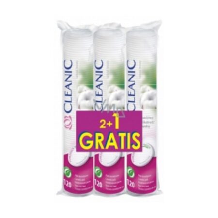 Cleanic Cotton puuvillatyynyt 3x120kpl