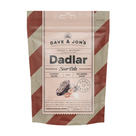Dave & Jon’s maitsestatud datlid “Sour Cola” 125g