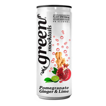 Green pomegranate-ginger-lime 330ml