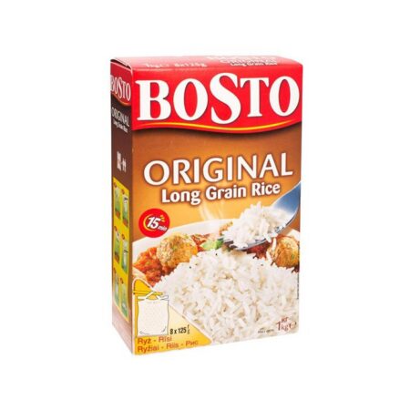 Pikateraline riis 8x125g, BOSTO