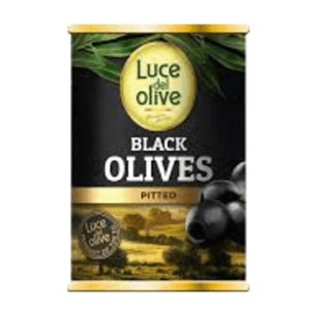 Luca del Olive Mustad oliivid 300ml